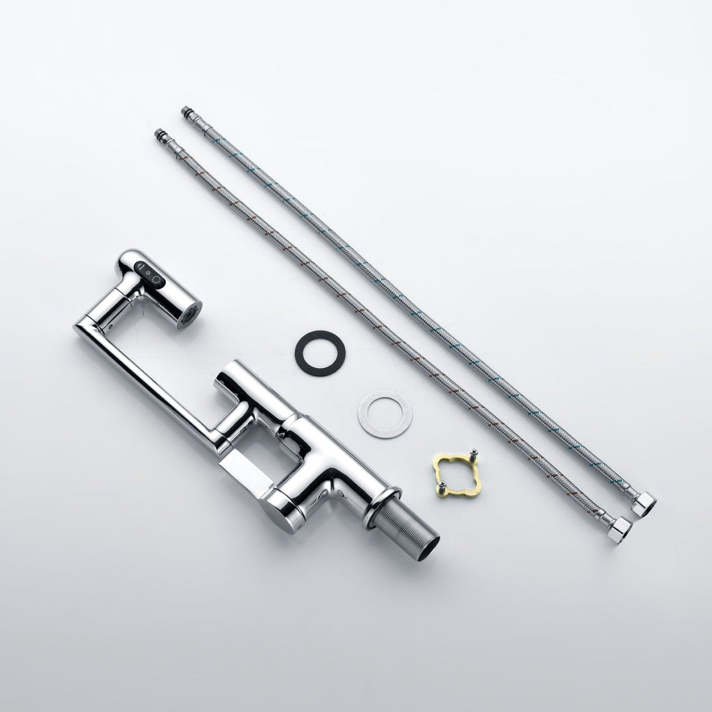 Smart Digital Basin Faucet for Hot and Cold Water