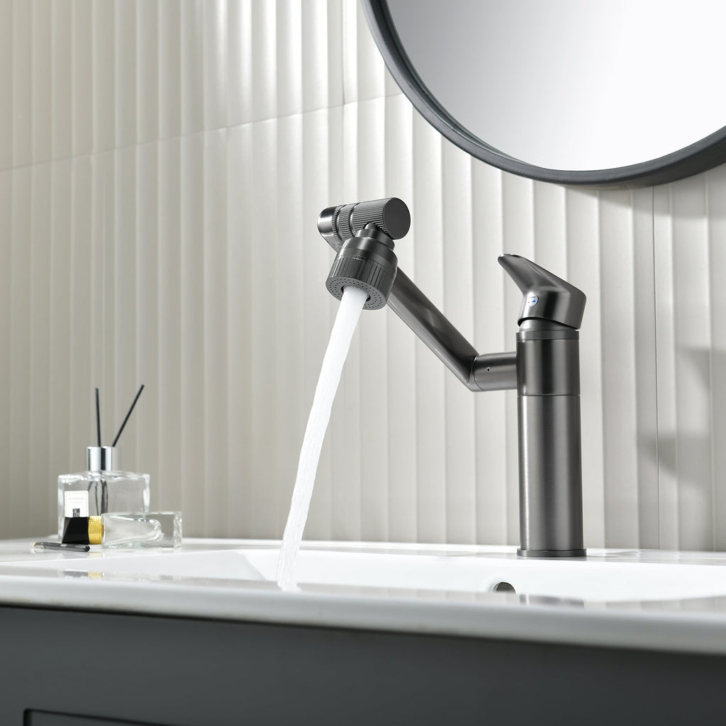 Single-Hole Swivel Multi-Directional Faucet