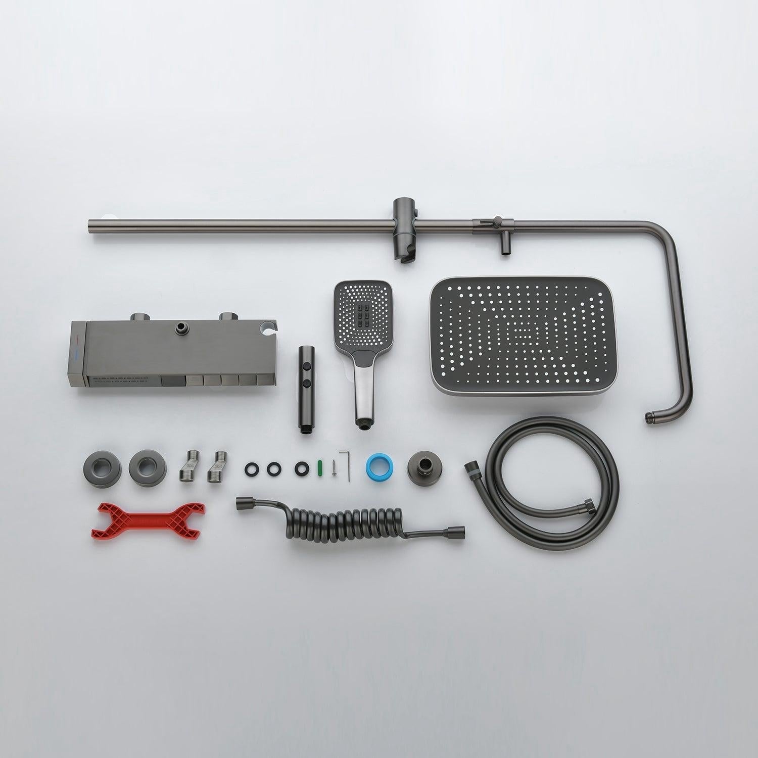 AquaSense Smart Bathroom Shower Systems with Digital Temperature Display