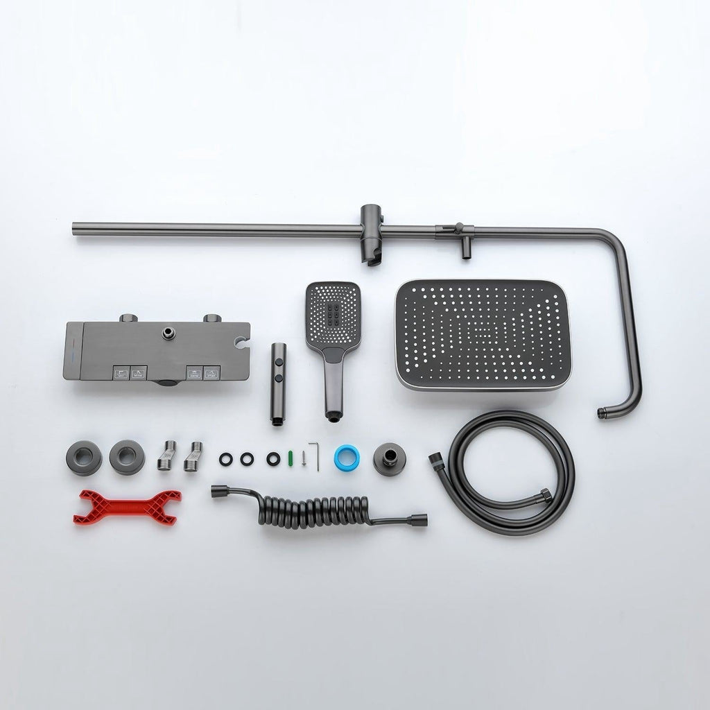 AquaSense Smart Shower System with Multi-Function Jets