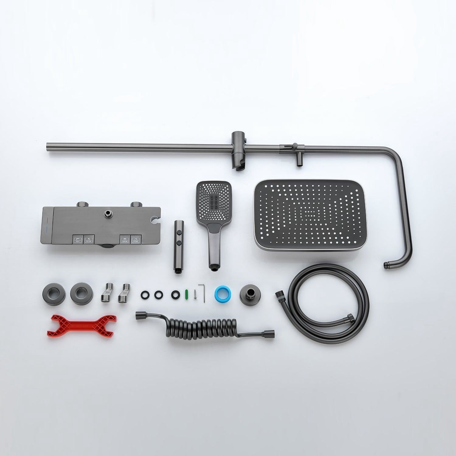 AquaSense Smart Shower System with Multi-Function Jets