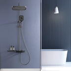 LED Shower System With Temperature Control