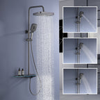 LED Shower System With Temperature Control
