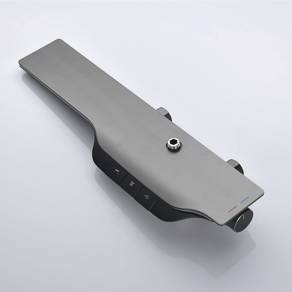 LED Shower System With Temperature Control