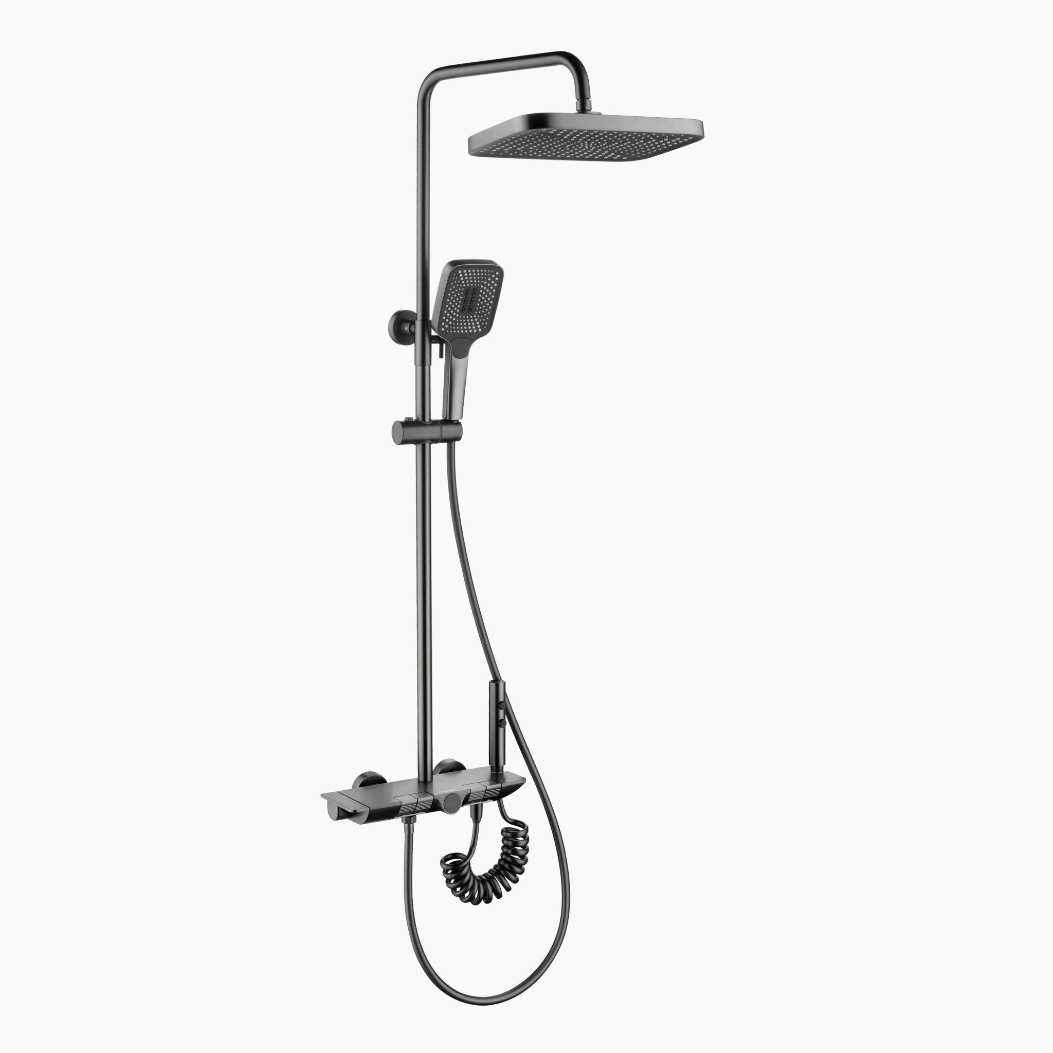 AquaSense Smart Shower System with Multi-Function Jets