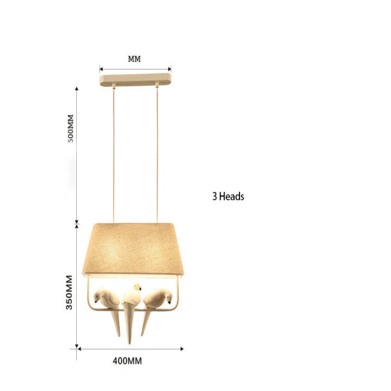 Mariselle | Linen Bird Chandelier