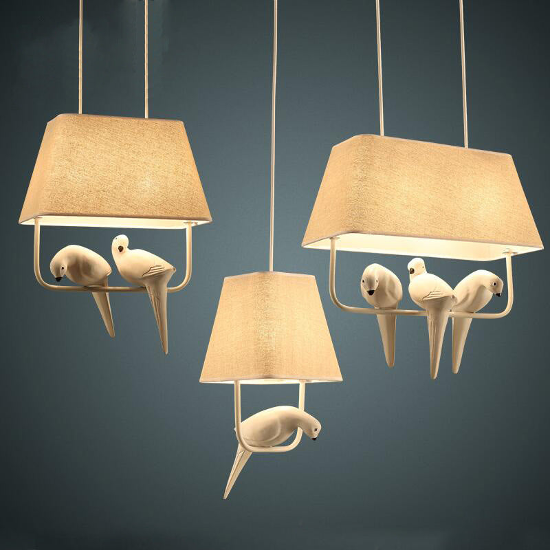 Mariselle | Linen Bird Chandelier