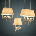 Mariselle | Linen Bird Chandelier