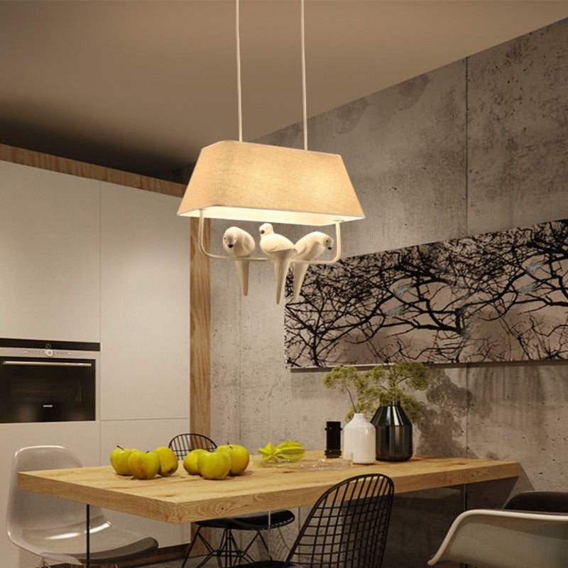 Mariselle | Linen Bird Chandelier