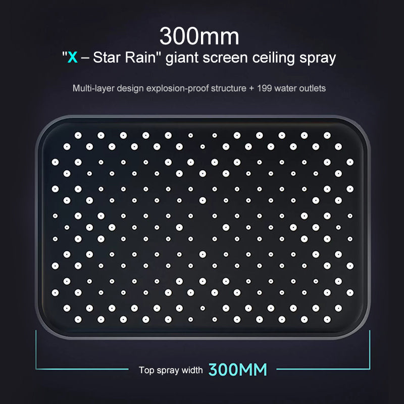 Aurell | Thermostatic Shower System With Digital Display