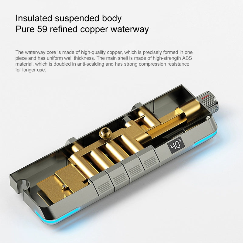 Aurell | Thermostatic Shower System With Digital Display