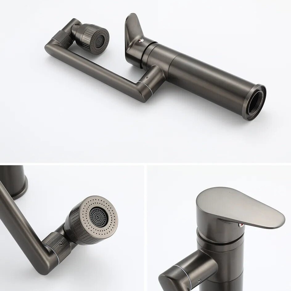 Single-Hole Swivel Multi-Directional Faucet