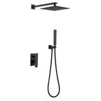 Modern Black 3-Piece Bath and Shower Set