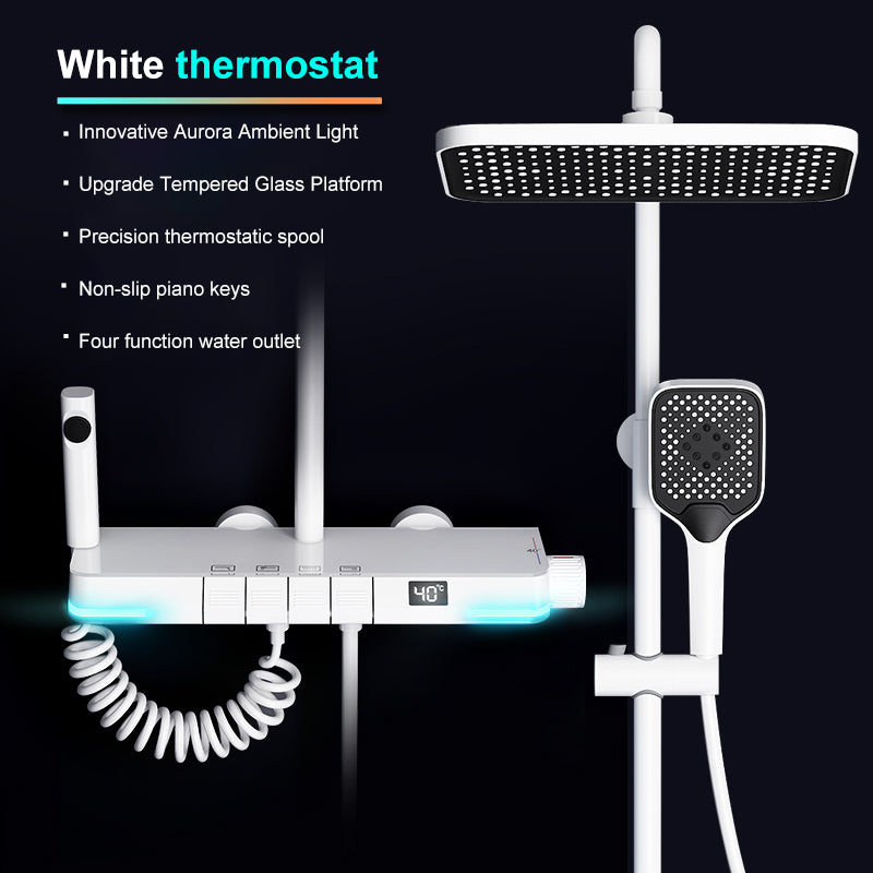 Aurell | Thermostatic Shower System With Digital Display