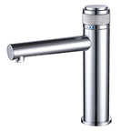 Single-Handle Bathroom Mixer Faucet for Hot and Cold Water