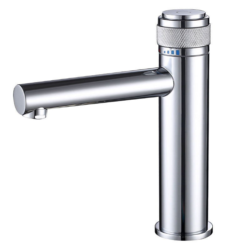 Single-Handle Bathroom Mixer Faucet for Hot and Cold Water
