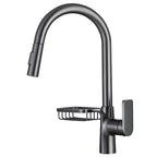 Single-Lever Kitchen Faucet With Pull-Down Sprayer, Hot And Cold