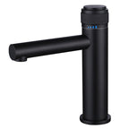 Single-Handle Bathroom Mixer Faucet for Hot and Cold Water