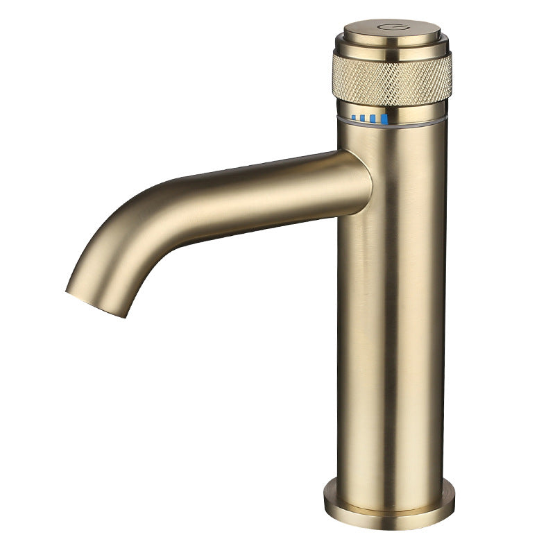 Single-Handle Bathroom Mixer Faucet for Hot and Cold Water