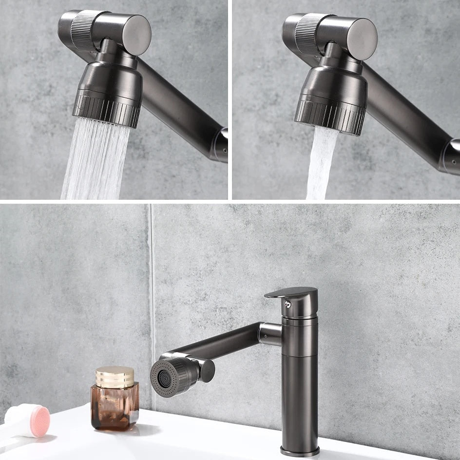 Single-Hole Swivel Multi-Directional Faucet