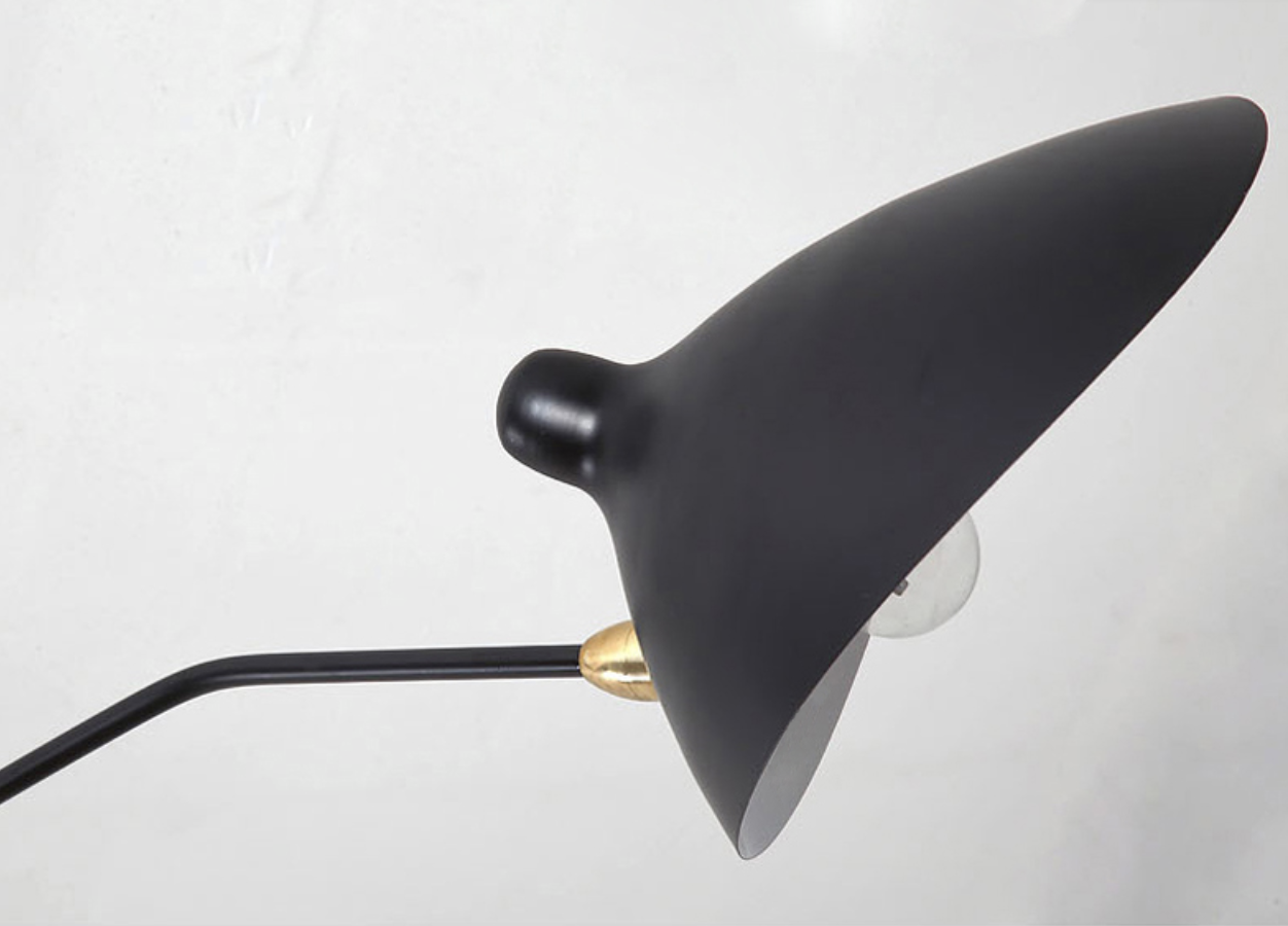 Marlo Duckbill Wall Light With Swing Arms