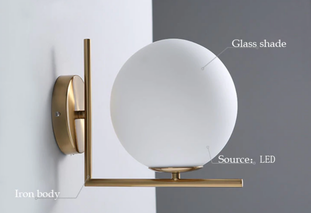 Lumera Globe Wall Sconce