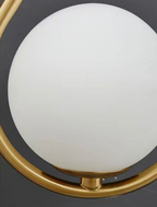 Aurel | Brass Sphere Wall Sconce