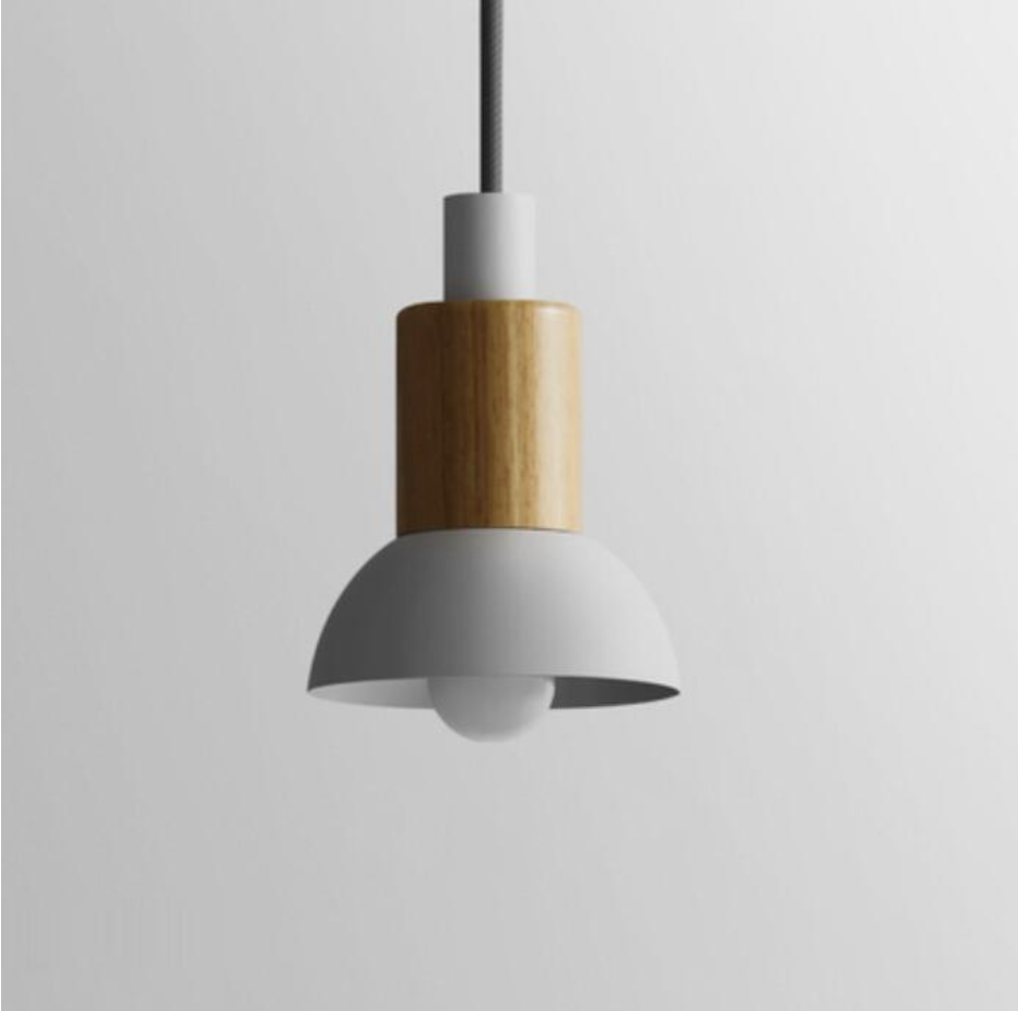 Liora Metal and Wood Pendant Lights