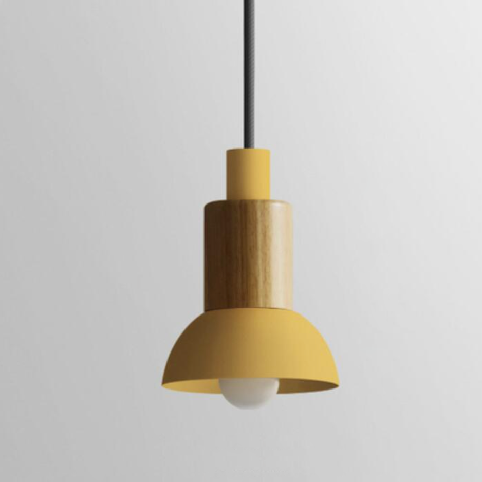 Liora Metal and Wood Pendant Lights