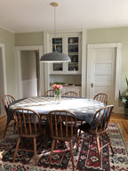 Aurelle Soft Pastel Collection Pendant Lamps in Metal and Wood