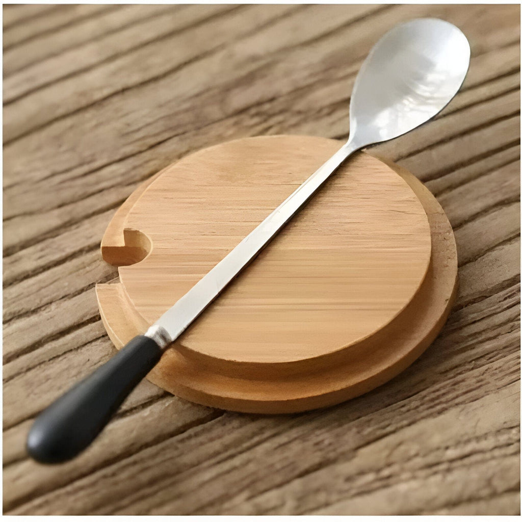 Keramische Kaffeetasse mit Holzgriff