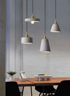 Kelda Handcrafted Cement Pendant LED Light in Nordic Style - Bulb Included