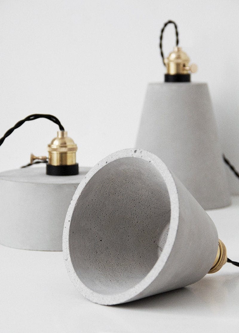 Kelda Handcrafted Cement Pendant LED Light in Nordic Style - Bulb Included