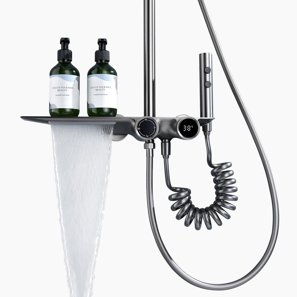 Nerida | Wall-Mounted Bath Mixer & Shower System