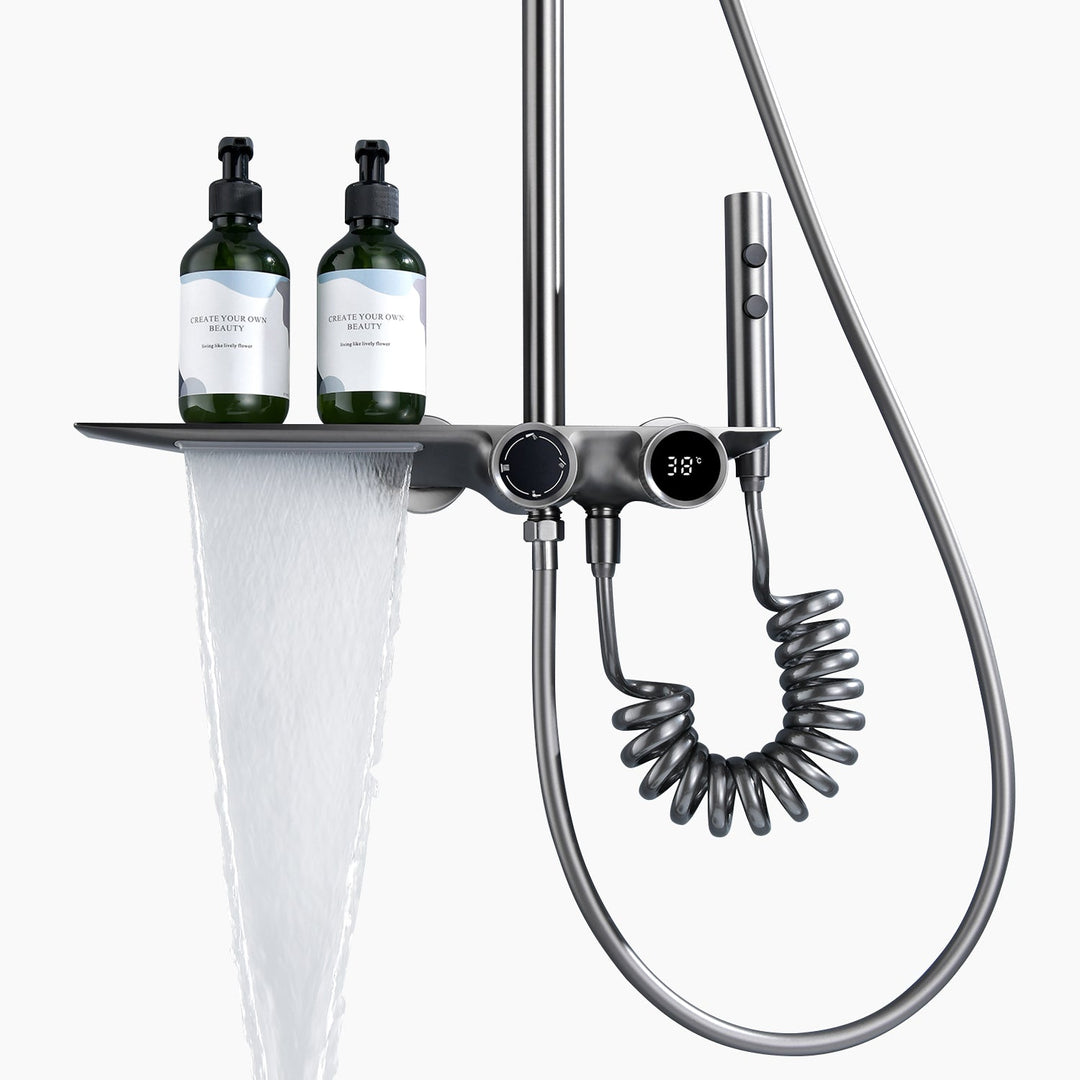 Nerida | Wall-Mounted Bath Mixer & Shower System
