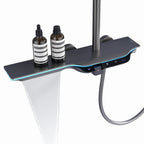 LED Shower System With Temperature Control