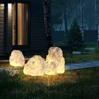 LumenRock Garden Stone Outdoor Lantern