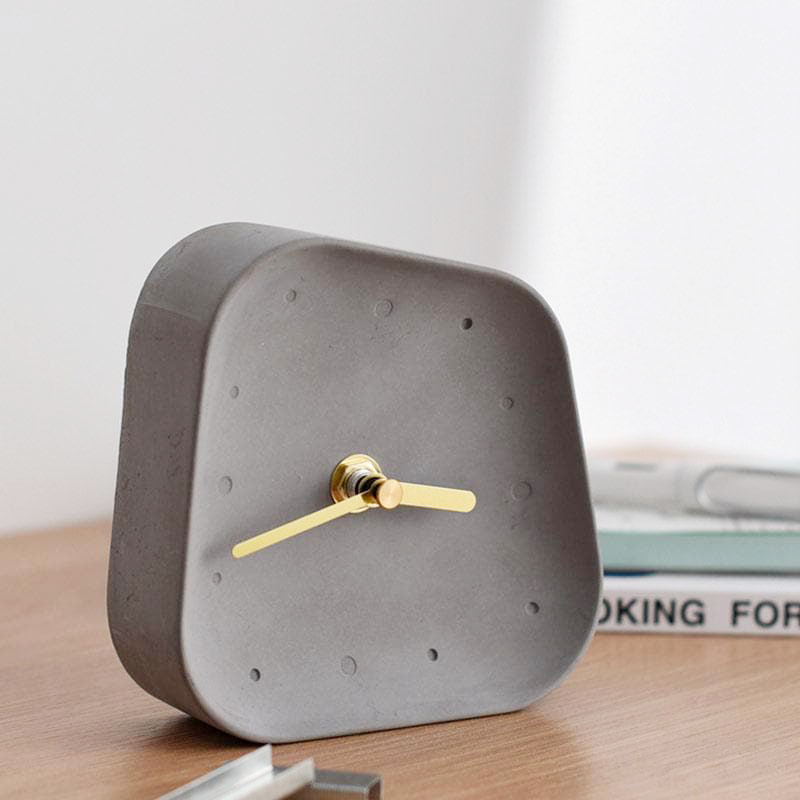 Marlow | Cement Desk Clock