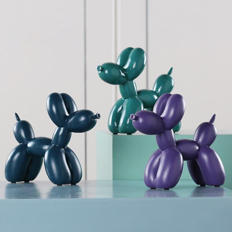 Handcrafted Resin Balloon Dog Figurine