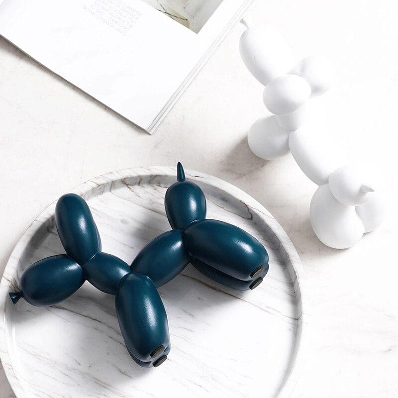 Handcrafted Resin Balloon Dog Figurine