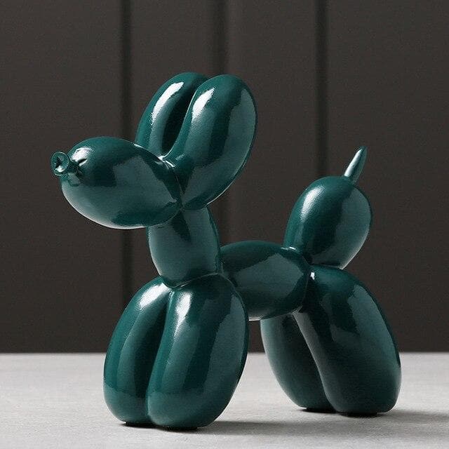 Handcrafted Resin Balloon Dog Figurine