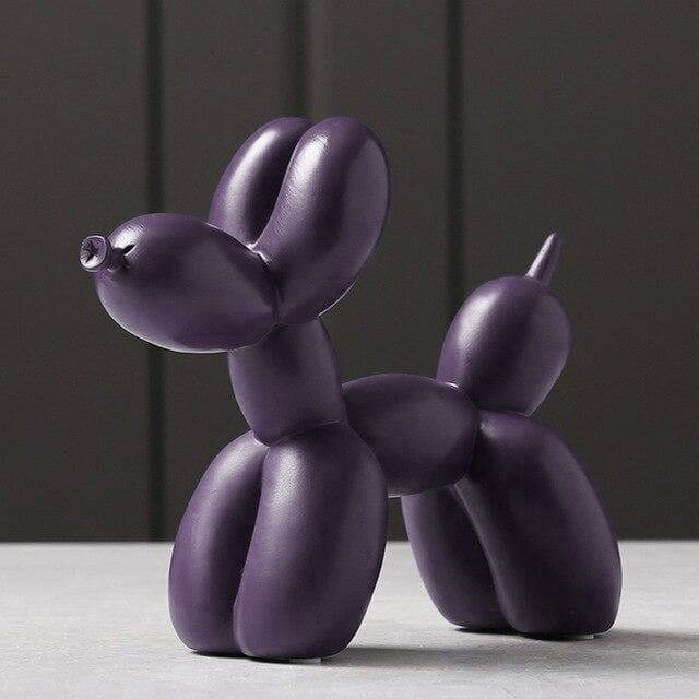 Handgefertigte Harzballonhund-Figurine
