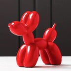 Handcrafted Resin Balloon Dog Figurine