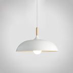 Aurelle Soft Pastel Collection Pendant Lamps in Metal and Wood
