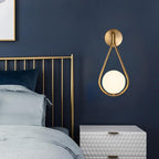 Aurel | Brass Sphere Wall Sconce
