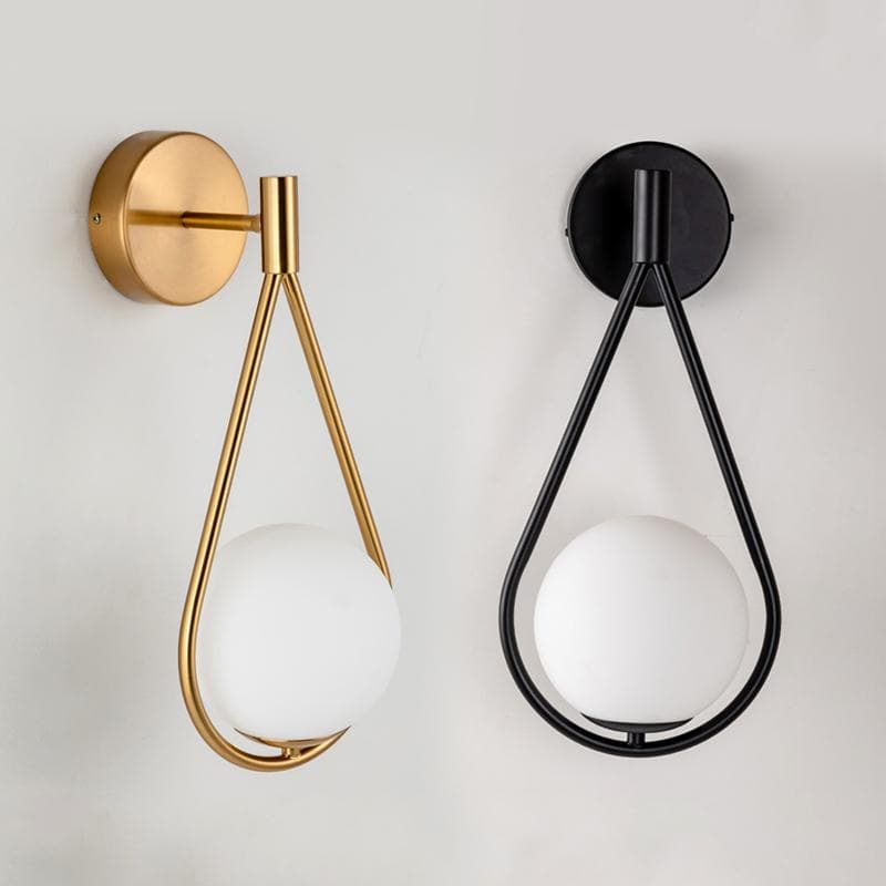 Aurel | Brass Sphere Wall Sconce