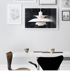 Multicolored Layered Pendant Lamp