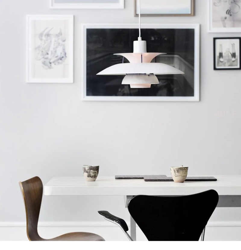 Multicolored Layered Pendant Lamp