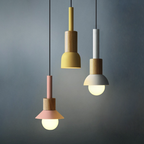 Liora Metal and Wood Pendant Lights