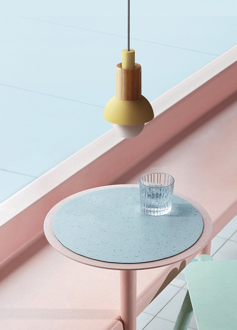 Liora Metal and Wood Pendant Lights